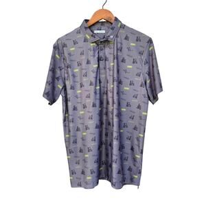 Fore Fathers 1917 Clark Tructractor Polo Gray Size M